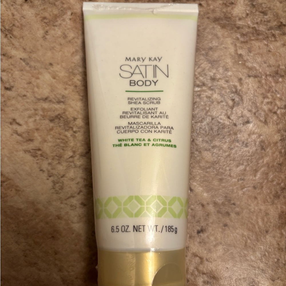 Mary Kay Satin Body Shea Scrub - White Tea & Citrus